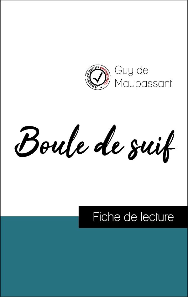 image couverture fiche de lecture boule de suif de maupassant