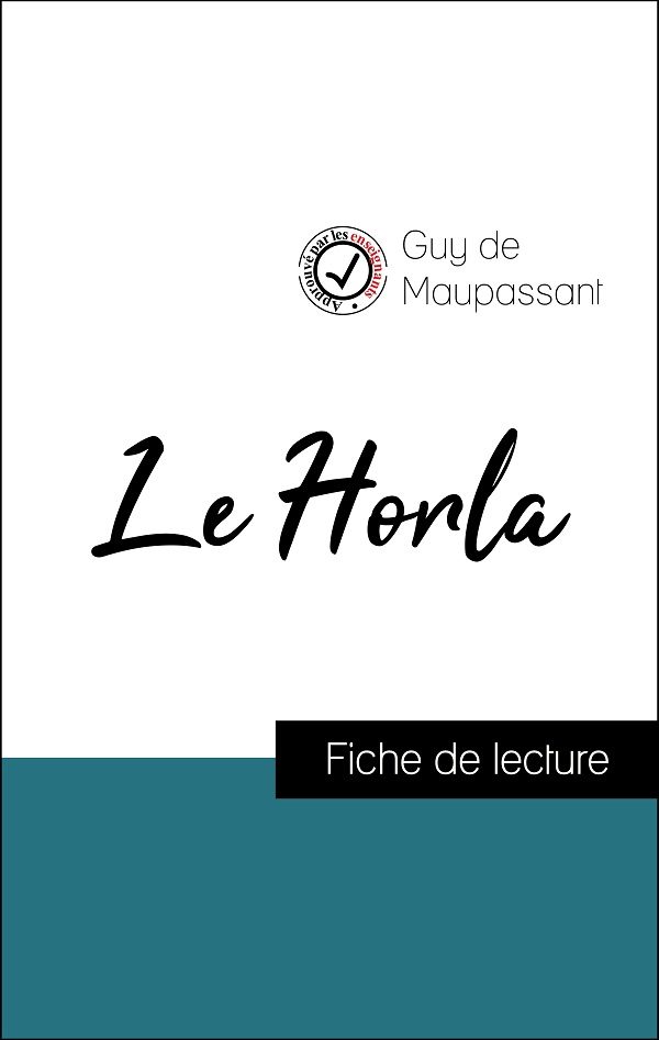 image couverture fiche de lecture le horla de maupassant