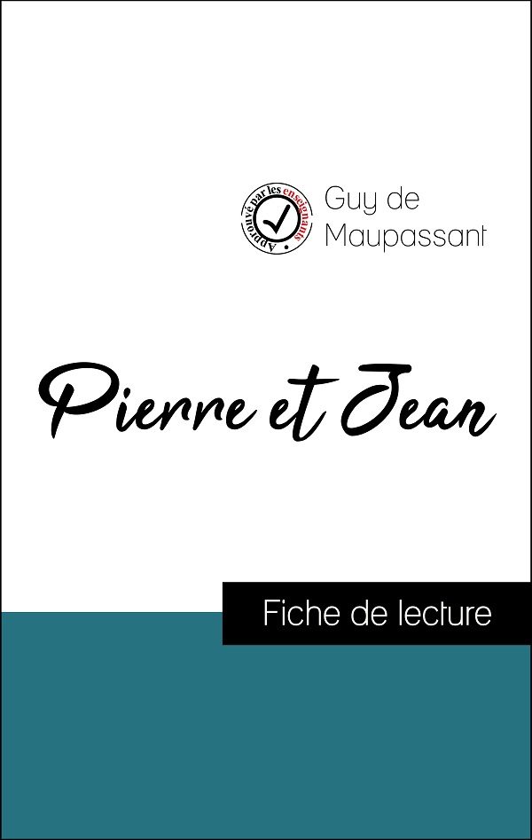 image couverture fiche de lecture pierre et jean de maupassant