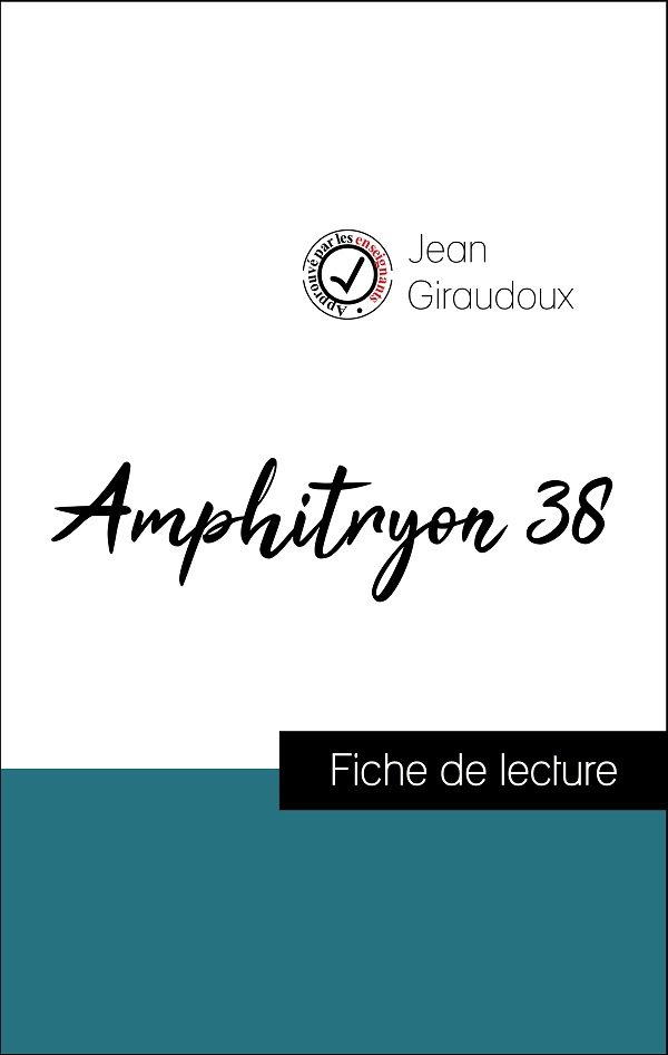 image couverture fiche de lecture amphitryon 38 de jean giraudoux