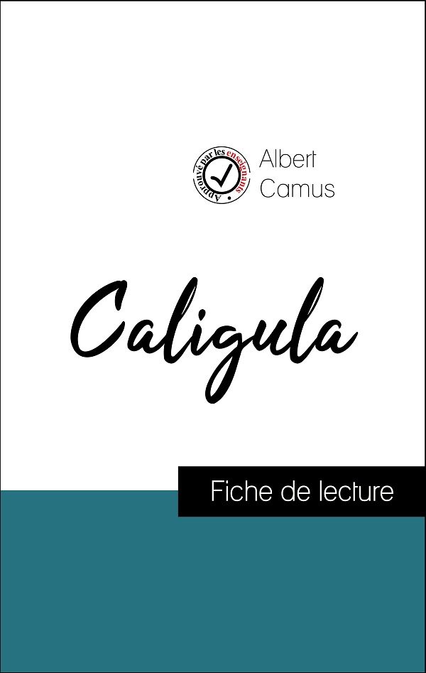 image couverture fiche de lecture caligula de camus