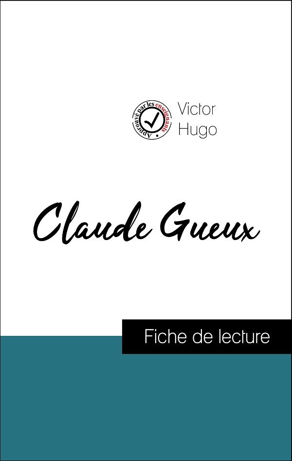image couverture fiche de lecture claude gueux de victor hugo