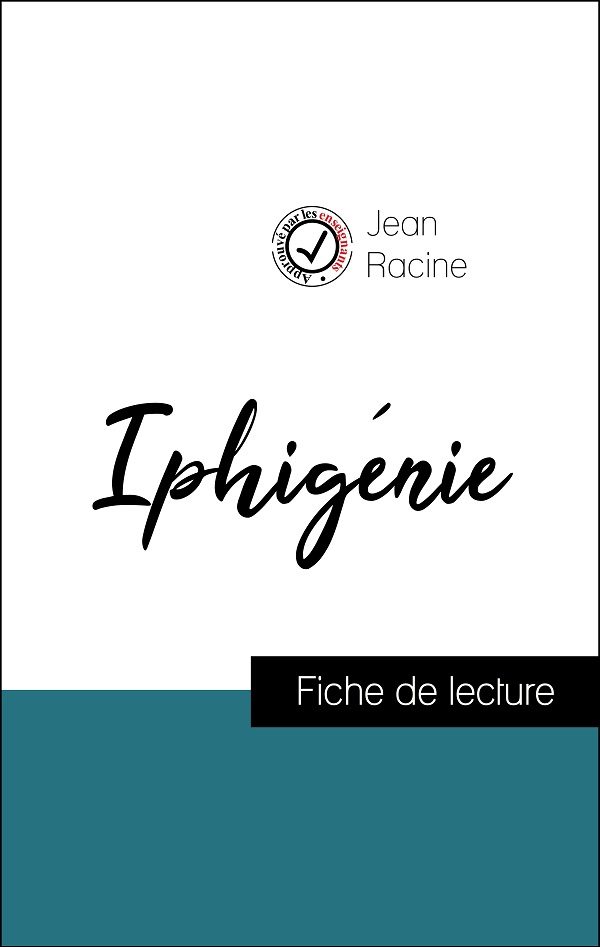 image couverture fiche de lecture iphigénie de racine