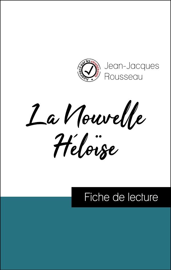 image couverture fiche de lecture la nouvelle héloise de rousseau