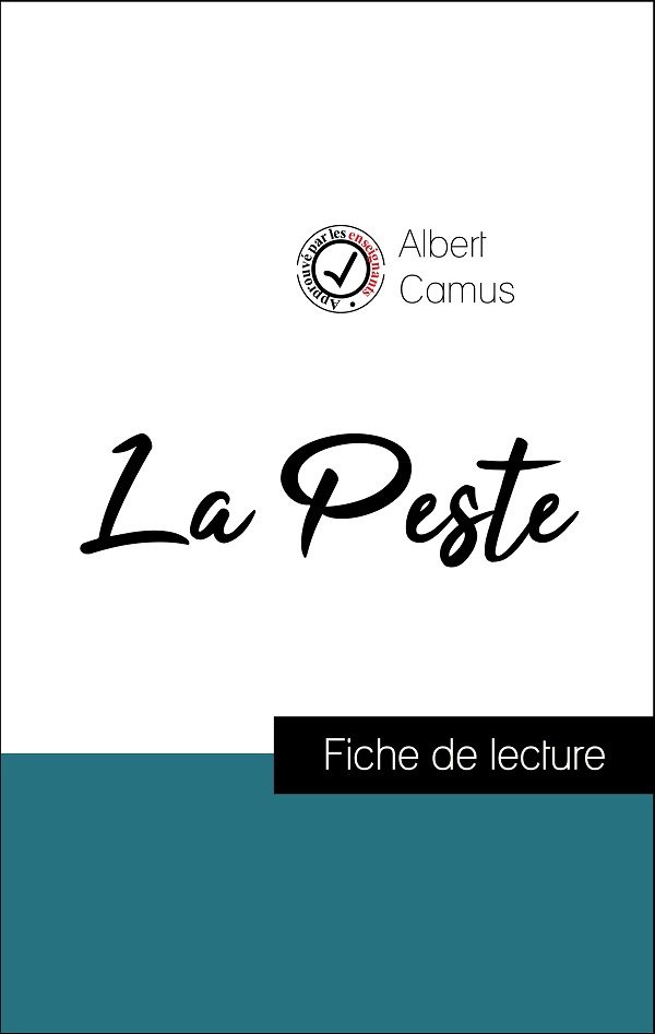 image couverture fiche de lecture la peste de albert camus