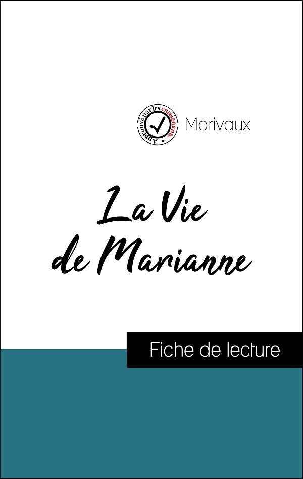 image couverture fiche de lecture la vie de marianne de marivaux