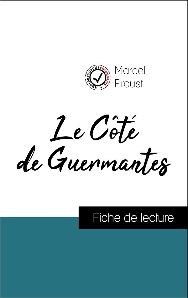 image couverture fiche de lecture le côté de guermantes de proust