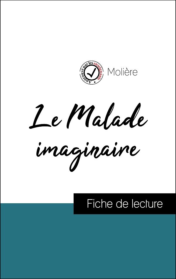 image couverture fiche de lecture le malade imaginaire de molière