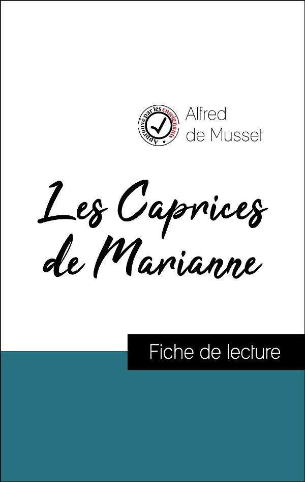 image couverture fiche de lecture les caprices de marianne de musset