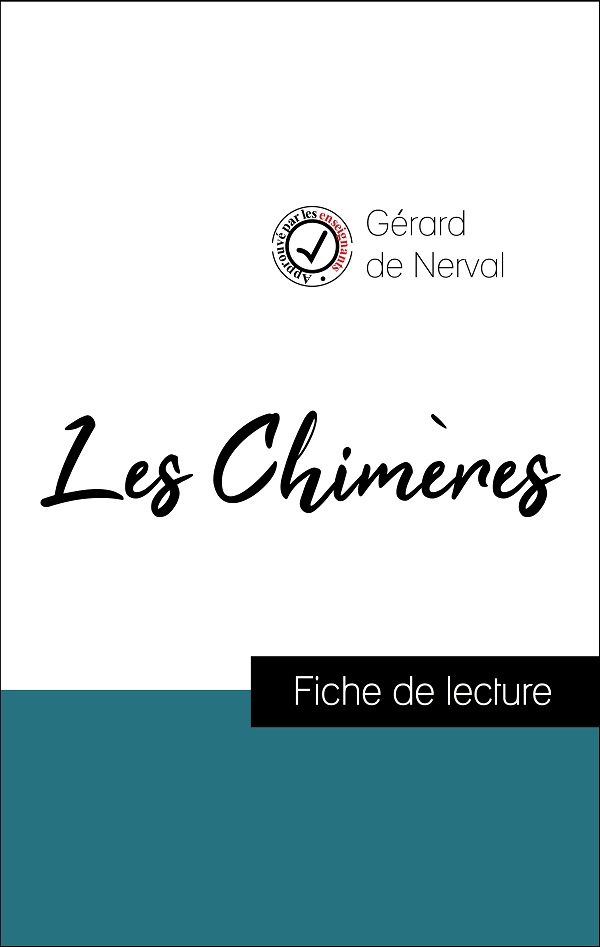 image couverture fiche de lecture les chimères de nerval