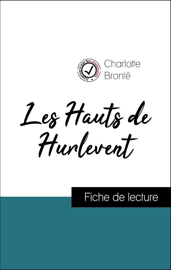 image couverture fiche de lecture les hauts de hurlevent de charlotte bronte