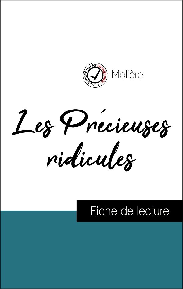 image couverture fiche de lecture les précieuses ridicules de molière
