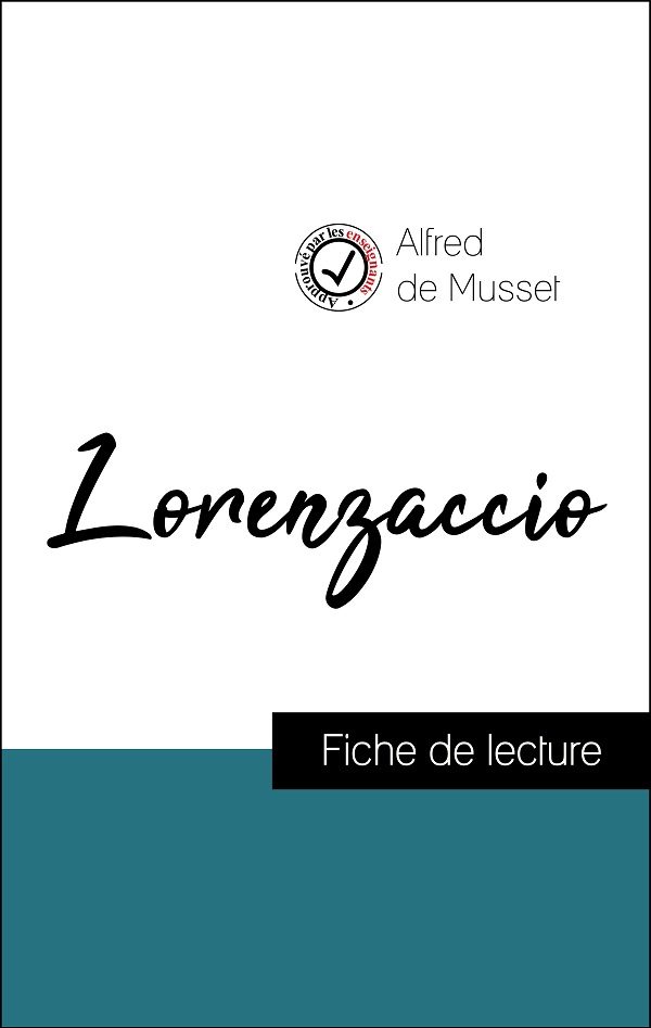 image couverture fiche de lecture lorenzaccio de musset