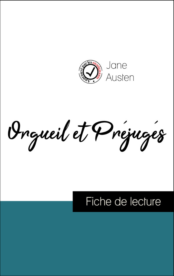 fiche de lecture, analyse littéraire et résumé de orgueil et préjugés de jane austen