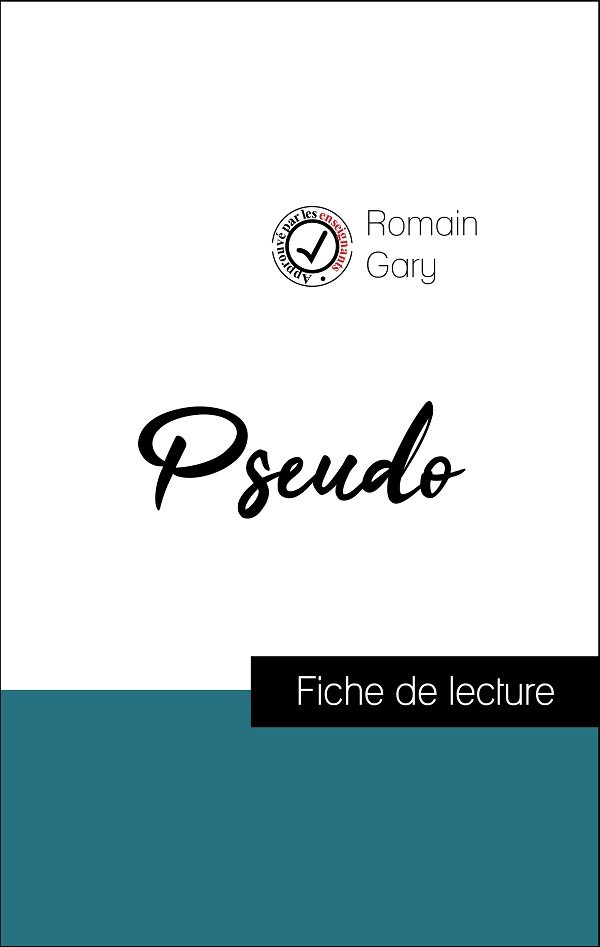 image couverture fiche de lecture pseudo de romain gary
