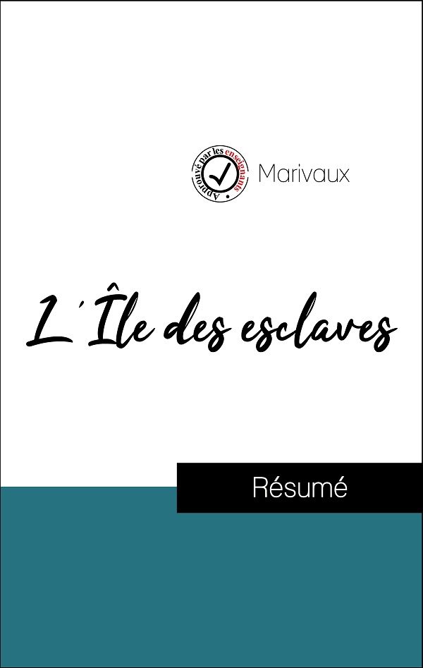 image couverture résumé l'ile des esclaves de marivaux