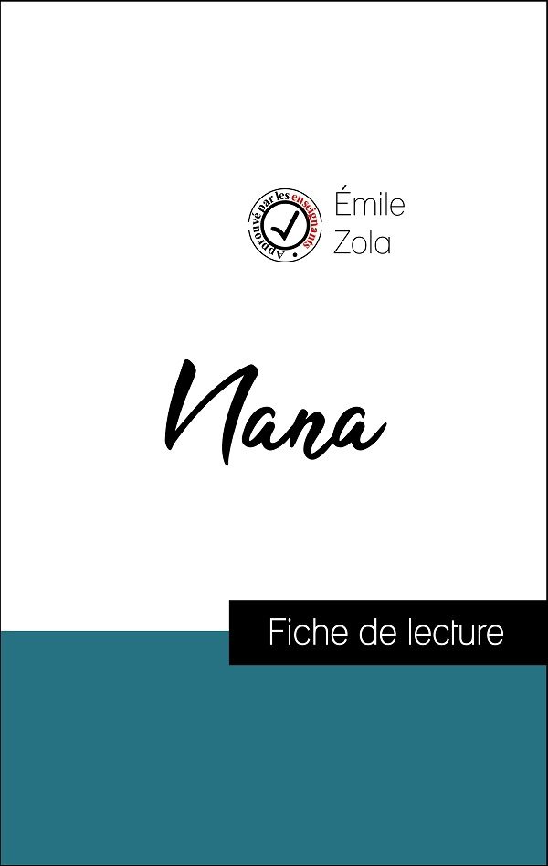 image couverture fiche de lecture nana de zola