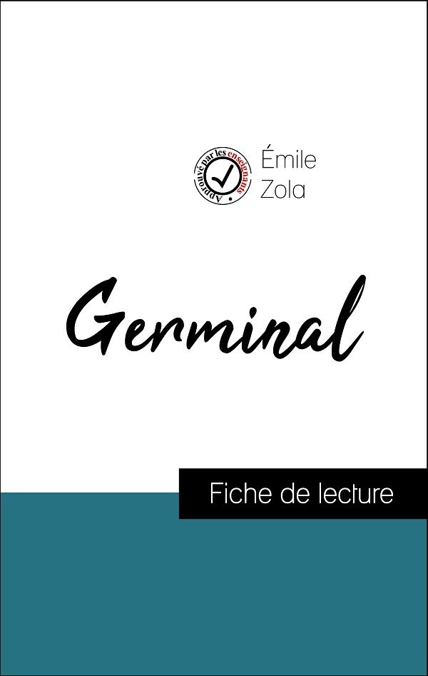 image couverture fiche de lecture germinal de zola