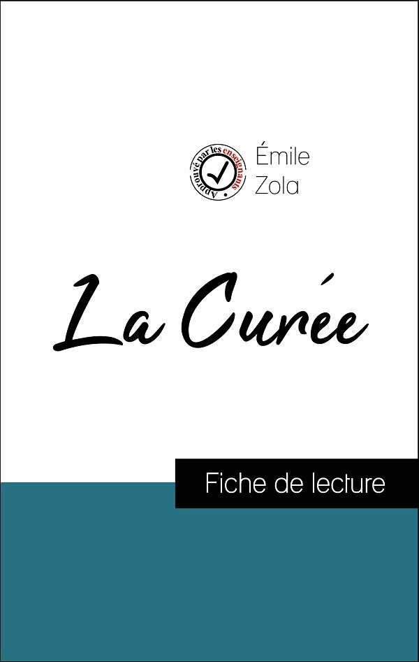 image couverture fiche de lecture la curée de zola