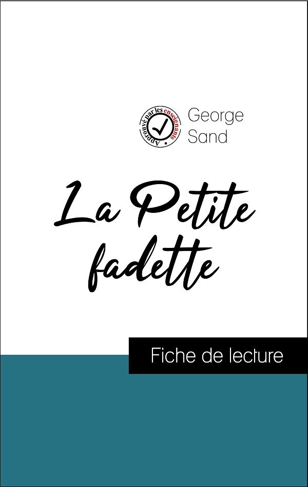 image couverture fiche de lecture la petite fadette de george sand