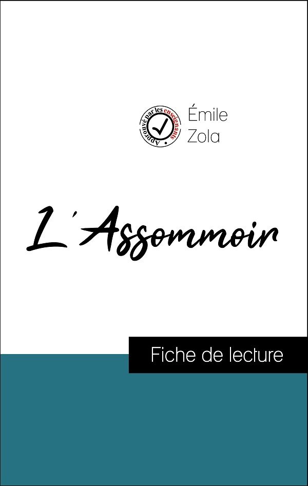 image couverture fiche de lecture l'assommoir de zola