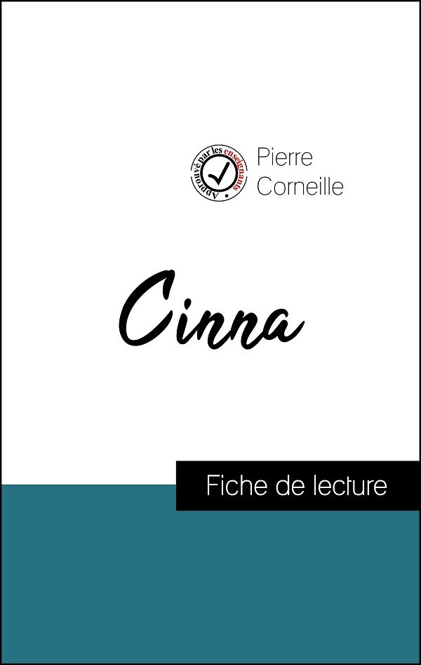 image couverture fiche de lecture cinna de corneille