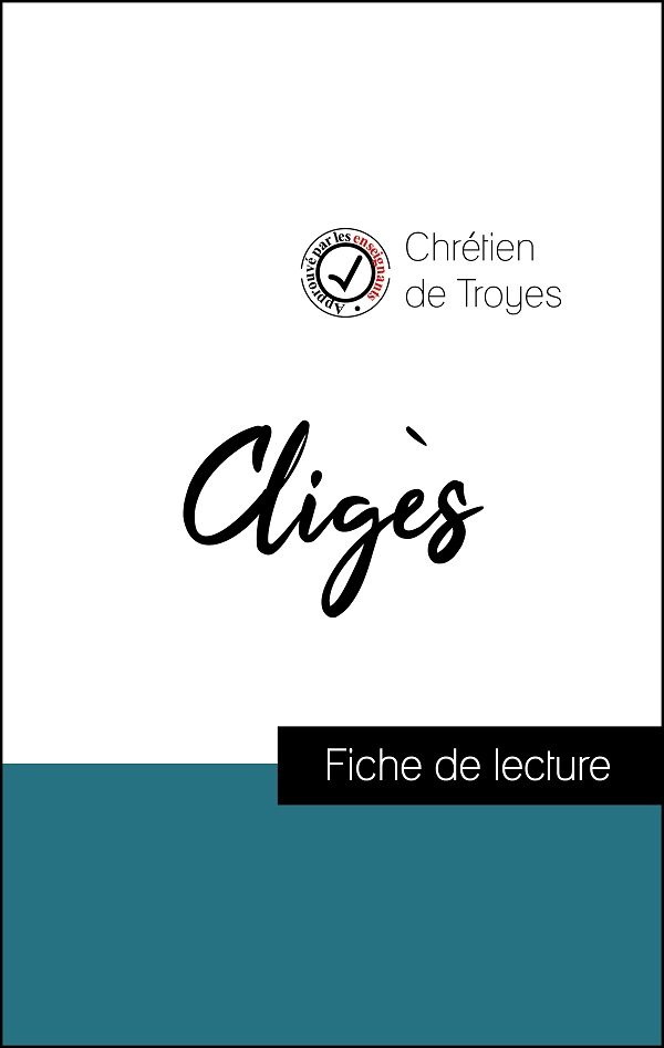image couverture fiche de lecture cligès de chrétien de troyes