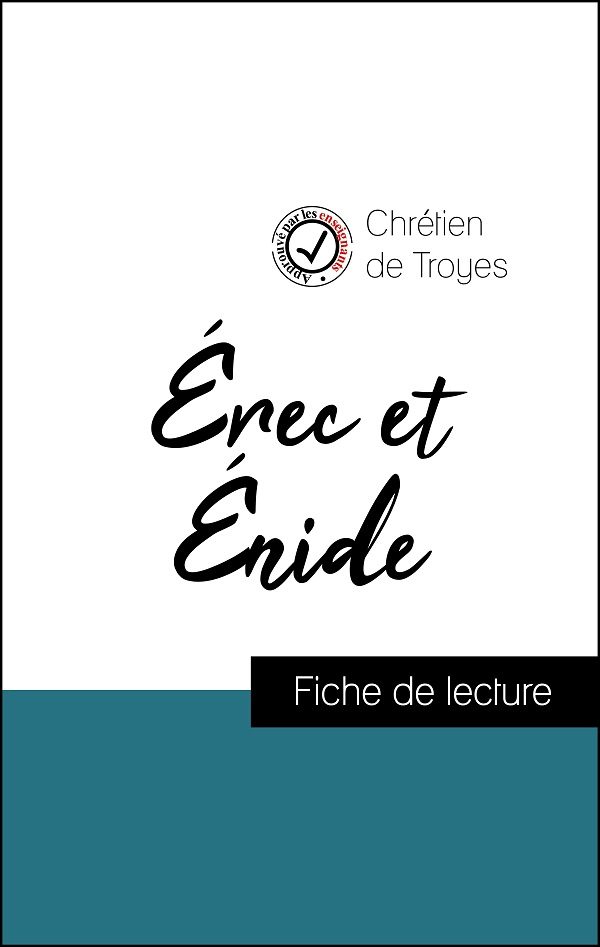 image couverture fiche de lecture érec et énide de chrétien de troyes