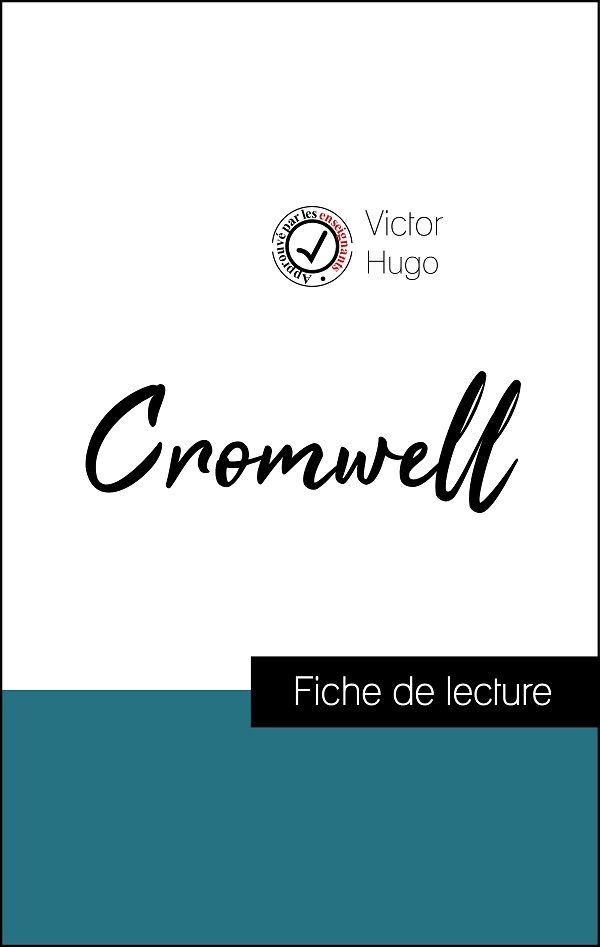 image couverture fiche de lecture cromwell de victor hugo