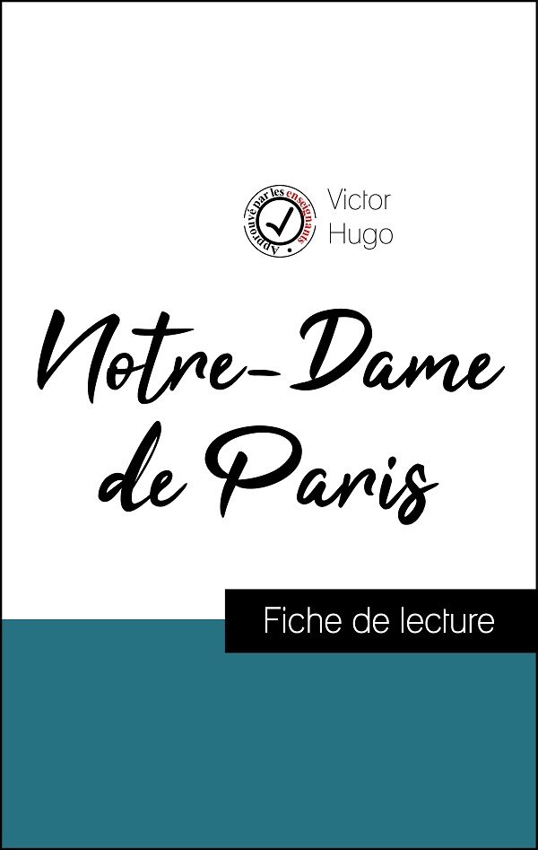 image couverture fiche de lecture notre-dame de paris de victor hugo