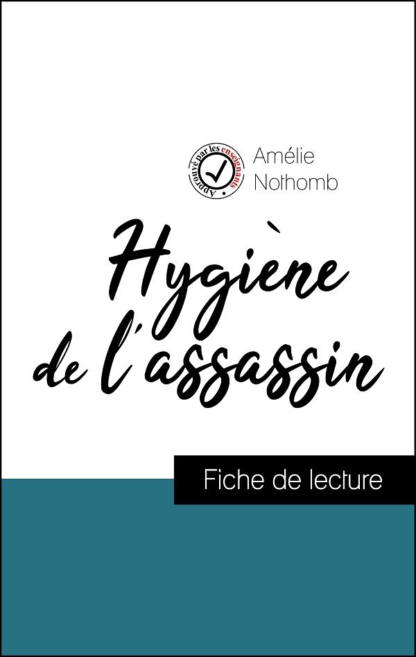image couverture pack réussite hygiène de l'assassin de amélie nothomb