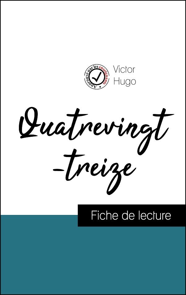 image couverture fiche de lecture Quatrevingt-treize de victor hugo