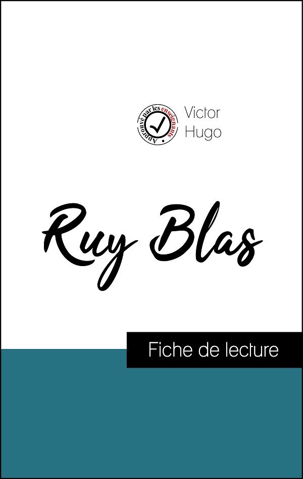 image couverture fiche de lecture ruy blas de victor hugo