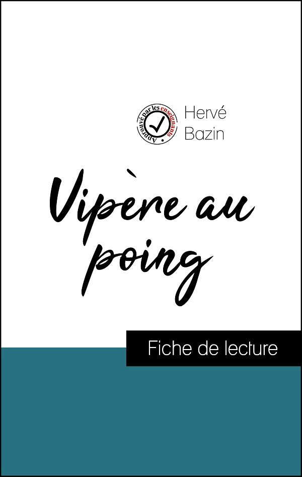 image couverture fiche de lecture vipère au poing de hervé bazin