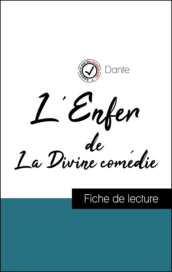 image couverture fiche de lecture l'enfer de la divine comédie de dante