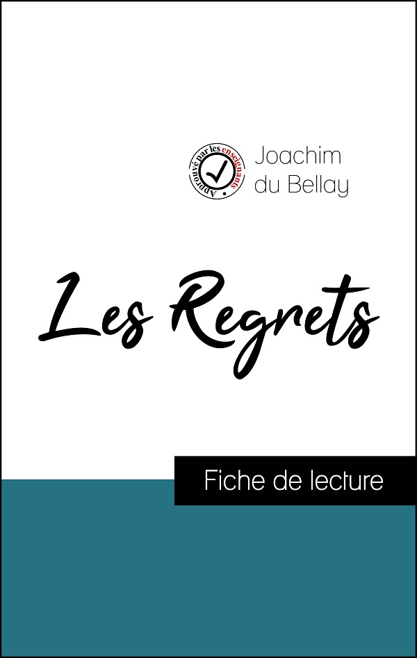 image couverture fiche de lecture les regrets de joachim du bellay
