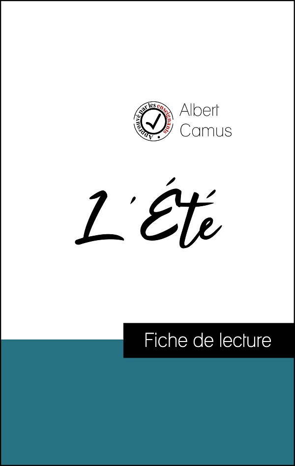 image couverture fiche de lecture l'été d'albert camus