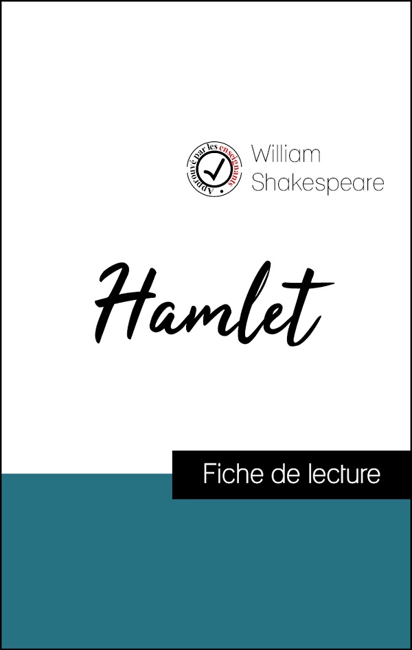image couverture fiche de lecture hamlet de shakespeare