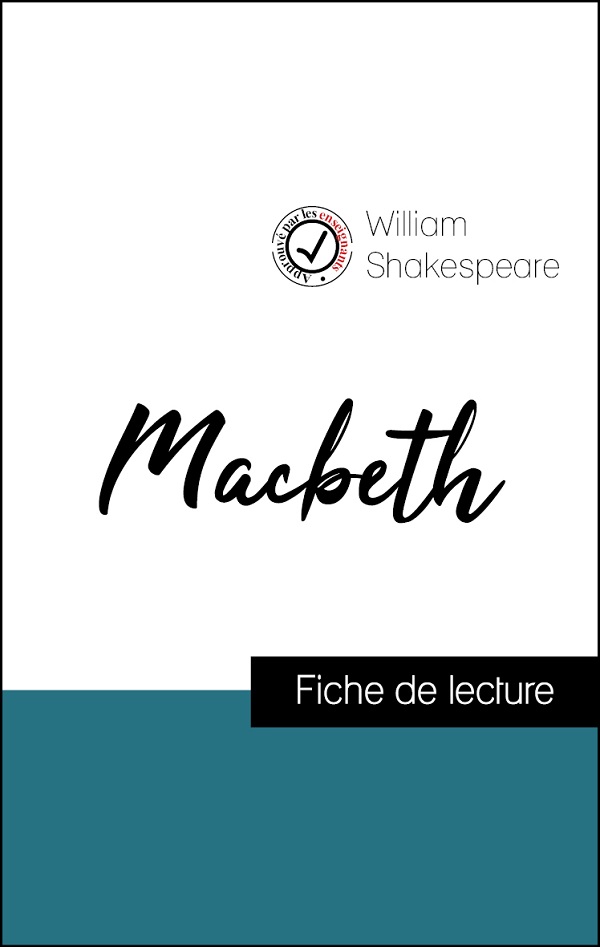 image couverture fiche de lecture macbeth de shakespeare