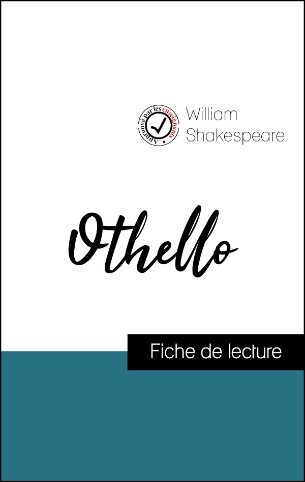 image couverture fiche de lecture othello de shakespeare