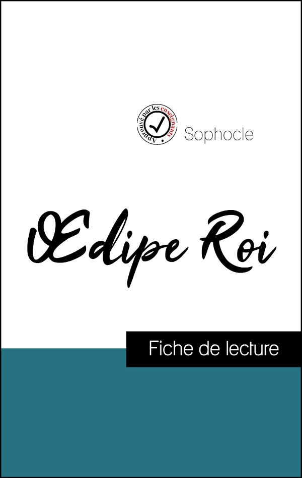 image couverture fiche de lecture oedipe roi de sophocle