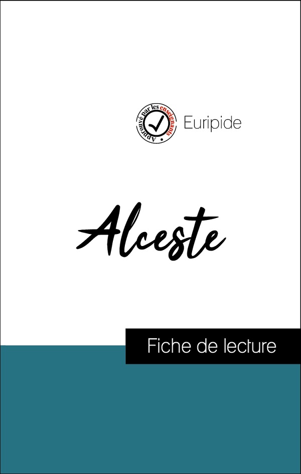 image couverture fiche de lecture alceste de euripide