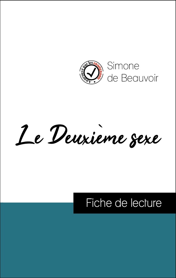 image couverture fiche de lecture le deuxième sexe de simone de beauvoir