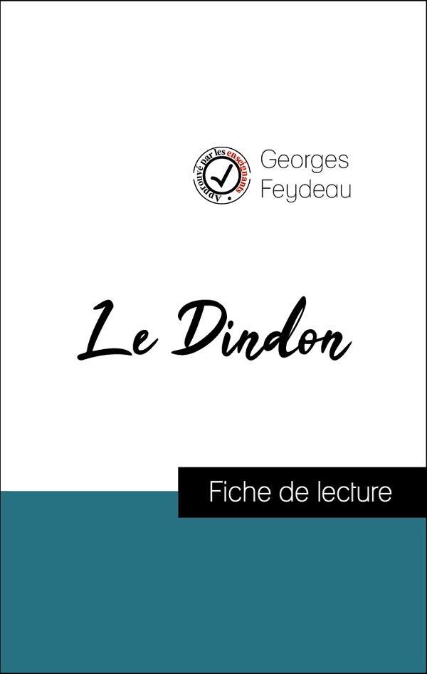 image couverture fiche de lecture le dindon de feydeau