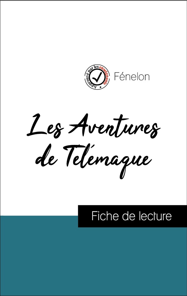 image couverture fiche de lecture les aventures de télémaque de fénelon