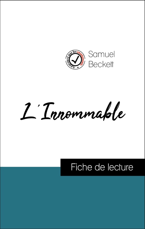 image couverture fiche de lecture l'innommable de samuel beckett