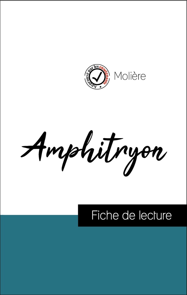 image couverture fiche de lecture amphitryon de molière