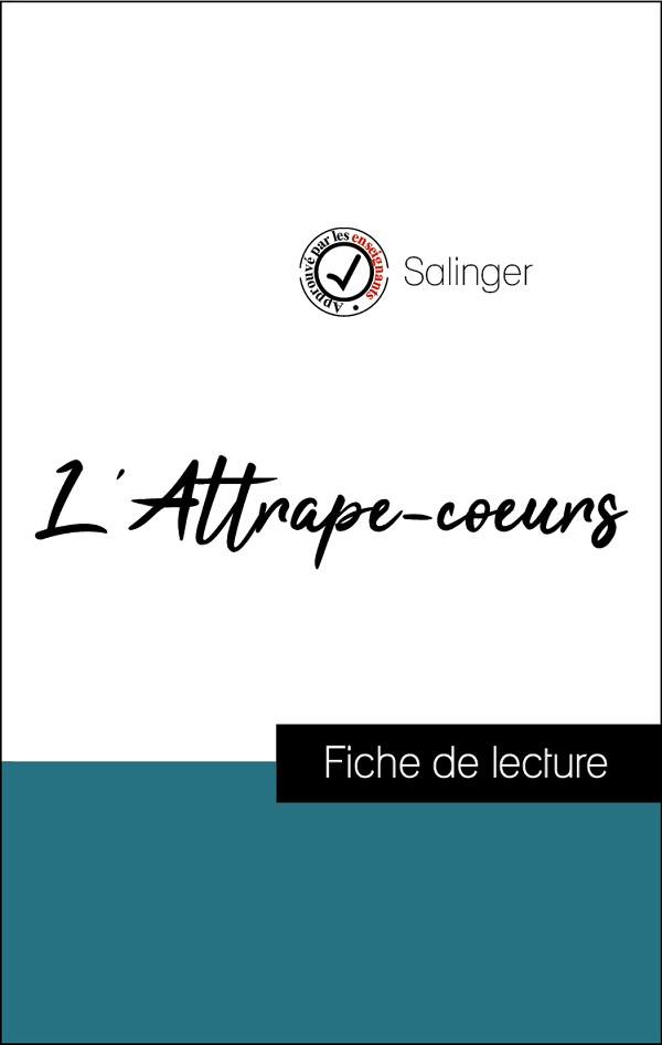image couverture fiche de lecture l'attrape-coeurs de salinger