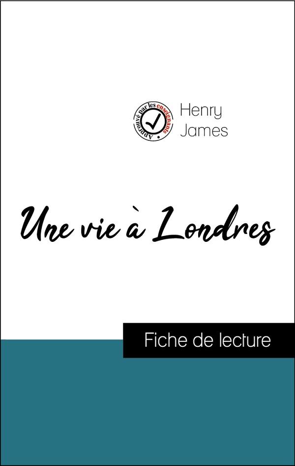 image couverture fiche de lecture une vie à londres de henry james