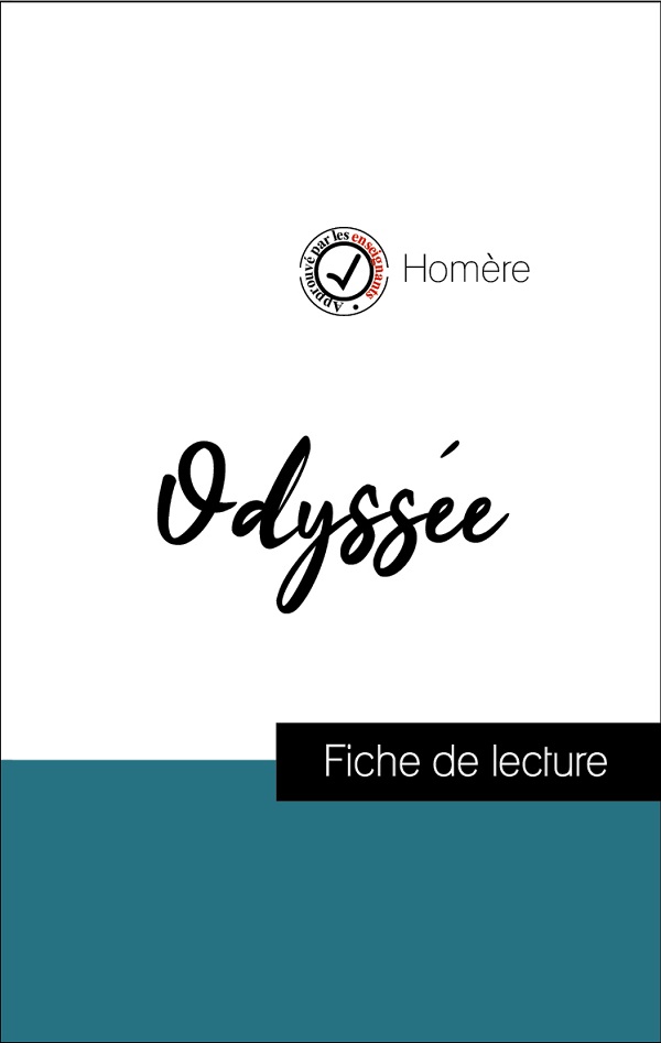 image couverture fiche de lecture odyssée de homère